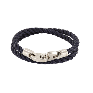 Rope Bracelet, Double - Navy - Lorelei Nautical Treasures