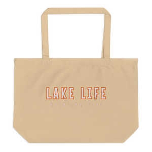 Large Organic tote bag - LAKE LIFE - Lorelei Nautical Treasures