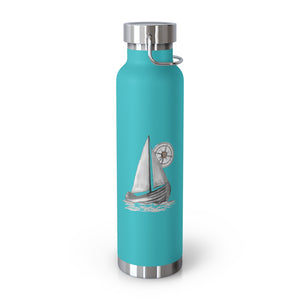 
            
                Load image into Gallery viewer, Vacuum Insulated Bottle - Sailboat/Compass
            
        