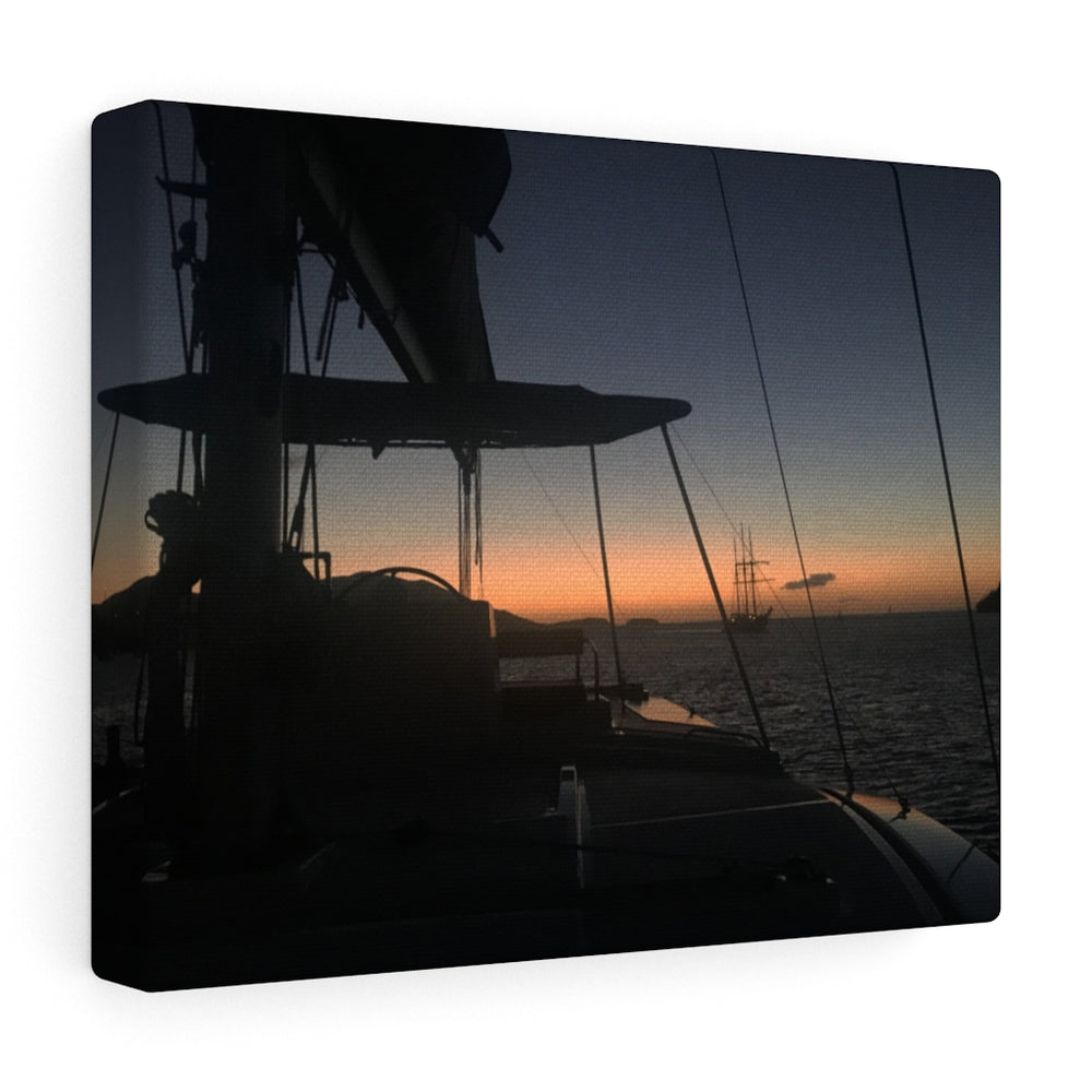 Caribbean Sunset - Canvas Gallery Wrap - Lorelei Nautical Treasures