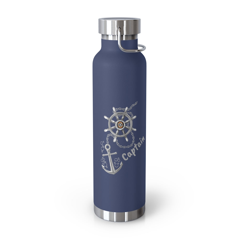 
            
                Load image into Gallery viewer, Vacuum Insulated Bottle - Anchor / Captain - Lorelei Nautical Treasures
            
        