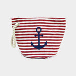 ANCHOR Wristlet - Red/White - Lorelei Nautical Treasures