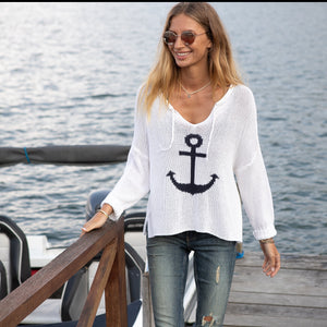 
            
                Load image into Gallery viewer, wooden-ships-anchor-sweater
            
        