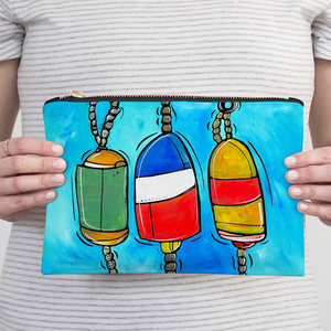 
            
                Load image into Gallery viewer, Buoy Pouch - Cosmetic Bag - Clutch - Lorelei Nautical Treasures
            
        