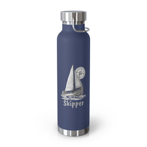 
            
                Load image into Gallery viewer, Vacuum Insulated Bottle - Sailboat / Skipper - Lorelei Nautical Treasures
            
        