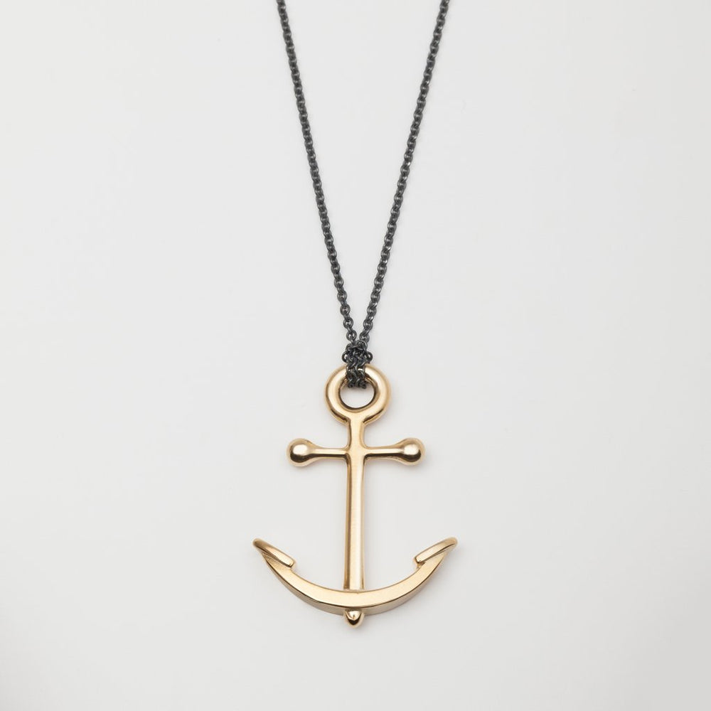 
            
                Load image into Gallery viewer, Handmade Anchor Necklace - Lorelei Nautical Treasures
            
        
