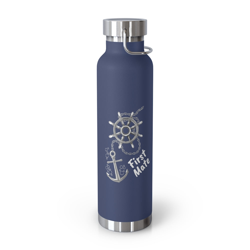 Vacuum Insulated Bottle - Anchor / First Mate - Lorelei Nautical Treasures
