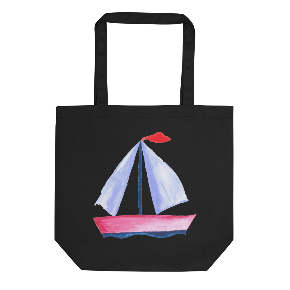 Eco Tote Bag - Sailboat - Lorelei Nautical Treasures