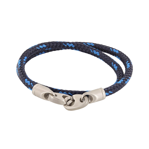 Rope Bracelet, Double - Sport Blue - Lorelei Nautical Treasures