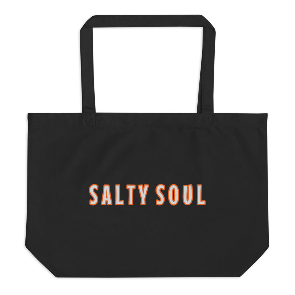 Large organic tote bag - SALTY SOUL - Lorelei Nautical Treasures