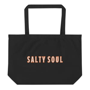 
            
                Load image into Gallery viewer, Large organic tote bag - SALTY SOUL - Lorelei Nautical Treasures
            
        